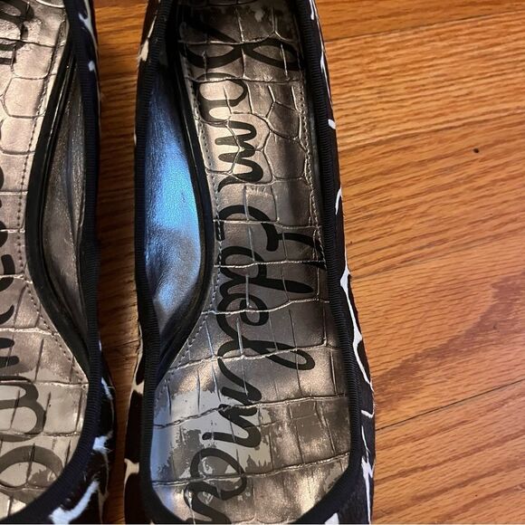 Sam Edelman Hope Real Cow Hair Leather Low Heel Pumps Size 8.5M - Picture 5 of 11